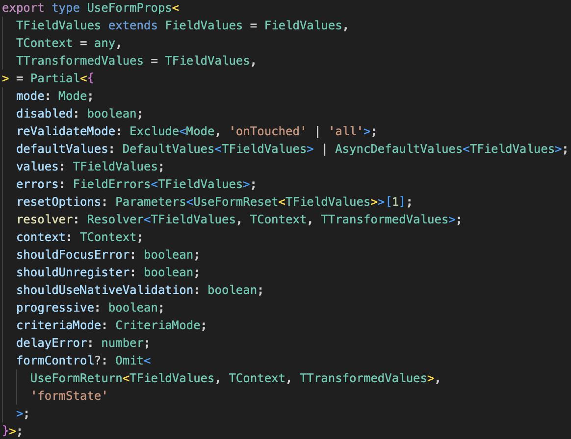 useForm props interface 이미지