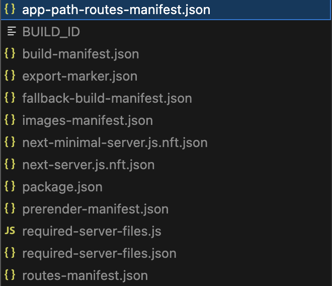 .next build 디렉토리 이미지